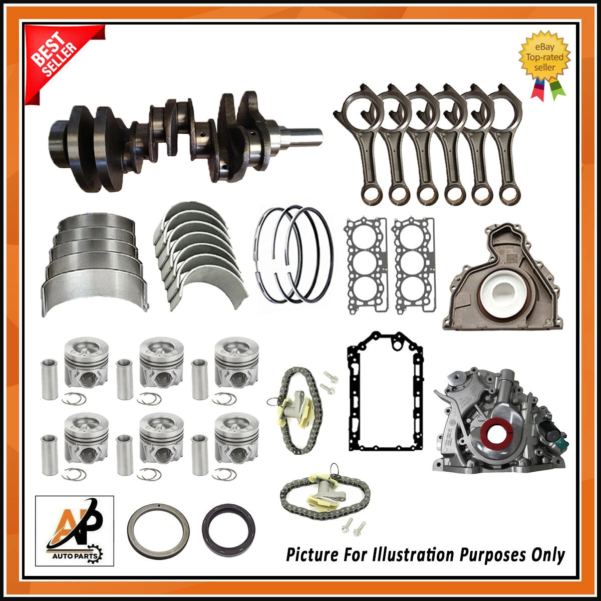 Crankshaft Rebuild Kit for Range Rover Sport 3.0 TDV6 (2014–2017)