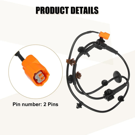2 x Front Left Right ABS Sensors for Honda Fit (2015-2020)
