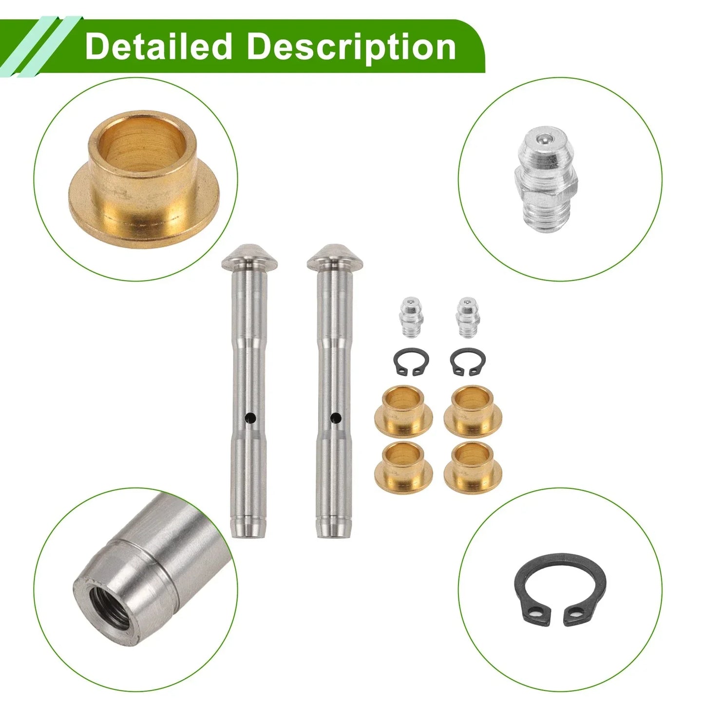 Door Hinge Pin & Bushing Kit for Chevrolet Express (2003-2023) 1 Set