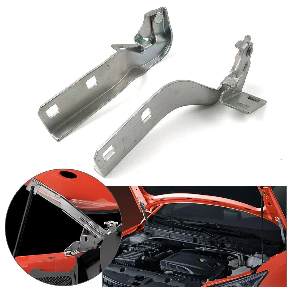 Hood Hinge Silver  Pair for Dodge Ram ProMaster 1500 2500 3500 (2014-2022)