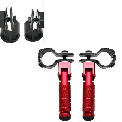Motorcycle Rearsets Red Footrest Pegs for Universal Models