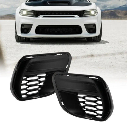 Fog Light Lamp Cover Bezel Trim for Dodge Charger (2015-2021)
