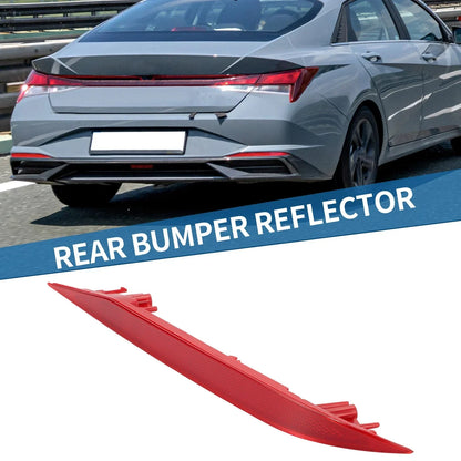 Rear Right Bumper Reflector for Hyundai Elantra Sedan (2021-2023) Red