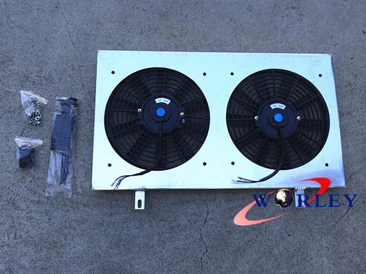 Aluminum Fan Shroud with Fans for Nissan Skyline S13 R32 (1989-1994)