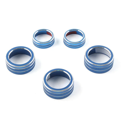 Control Switch Knob Ring Cover Trim for Honda Accord 2018-2022 Blue