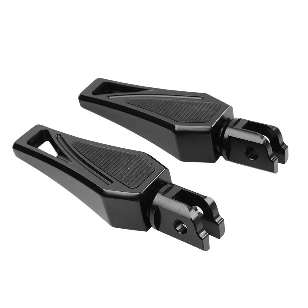 Mini Front Foot Pegs for Harley Softail Street Bob (2018-2023) Black
