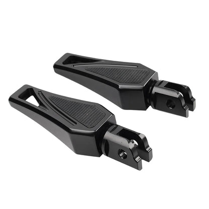 Mini Front Foot Pegs for Harley Softail Street Bob (2018-2023) Black