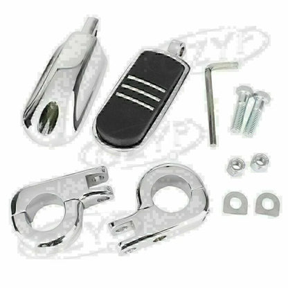 1.25" Highway Footpegs Mounts for Harley & Yamaha
