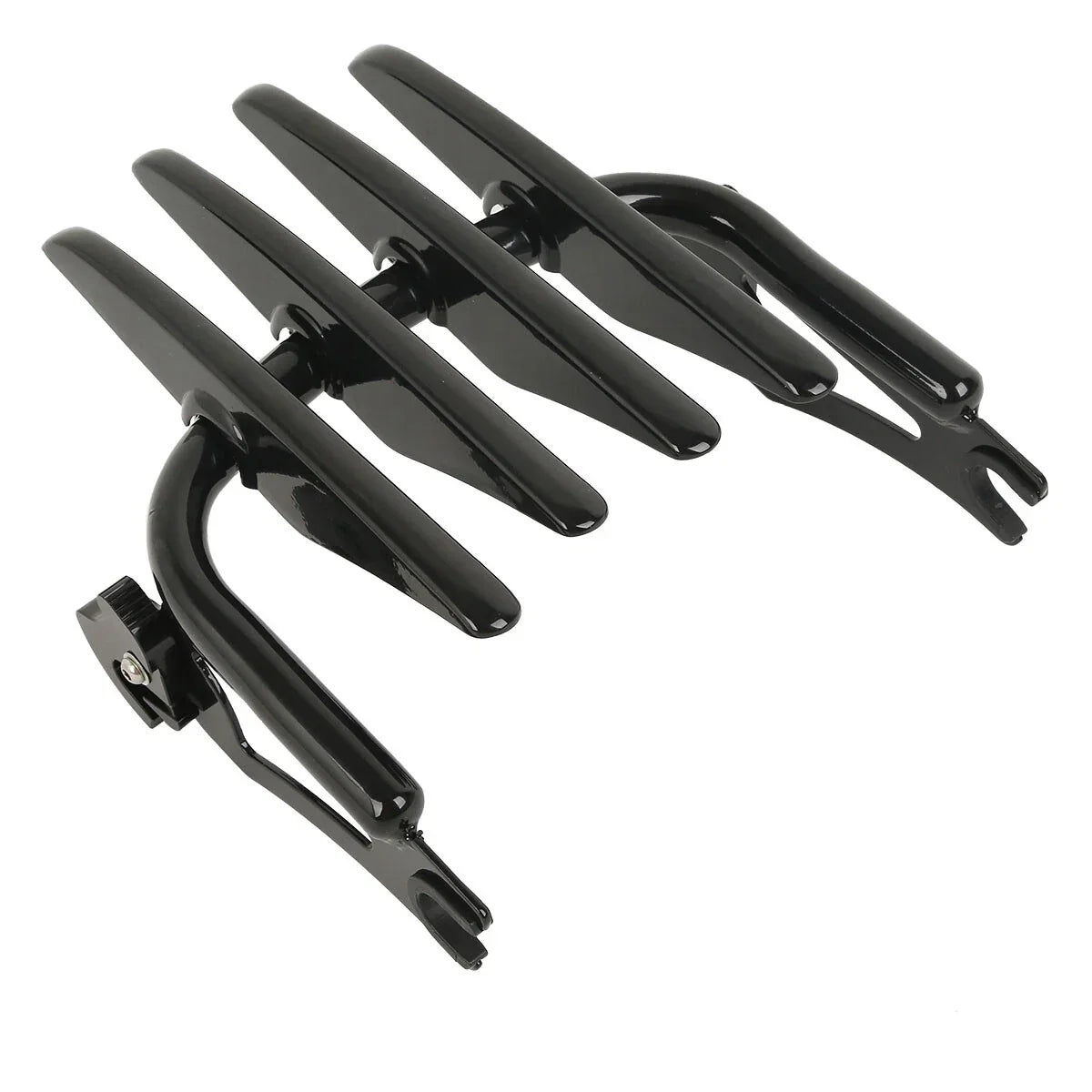 Sissy Bar Backrest Pad Luggage Rack Docking Kit for Harley Road Glide (14-24)