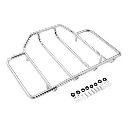 Chrome Luggage Top Rack for Harley Touring Road Glide FLHR FLHX (1984-2024)