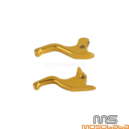 Finger Handlebar Hand Brake Clutch Levers for Harley Softail Slim (16)
