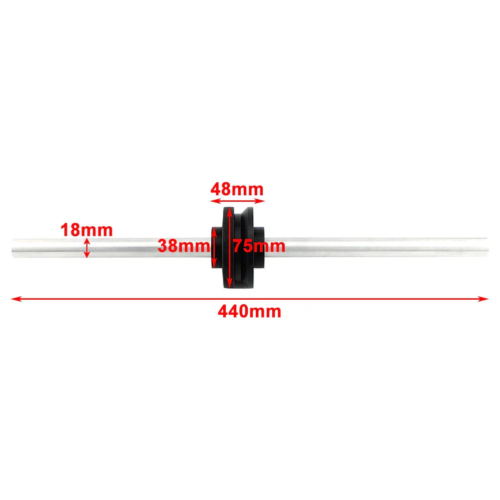 Black Balancing Adapter Rear Wheel for BMW K1200 K1600 R1200GS R1250GS (2004-2023)