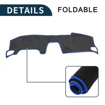 Dashboard Cover Mat for Honda Accord CY2 2024 Black Blue