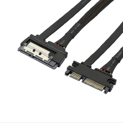 22Pin SATA Power Extension Cable Male to Female Data Cord 50cm