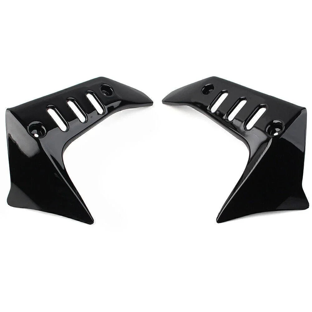 Motorcycle Fairing Side Cover Kit ABS Black for Kawasaki Z750 (2004-2007)