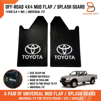 Heavy Duty Rubber Mud Flaps Splash Guards for Toyota 4x4 4WD