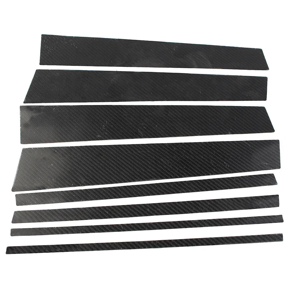 Exterior Door Window B Pillar Post Cover Trim for Toyota Land Cruiser (10-18)