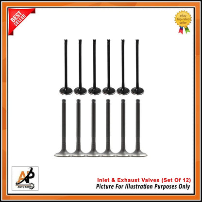 Engine Valve Replacement Set of 12 for Ford 1.0 EcoBoost (2012–2020)