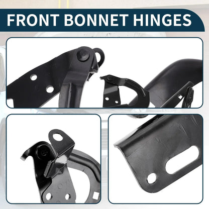 Hood Hinges for Honda HR-V 2016-2022 Front Bonnet Bracket 2 x Covers