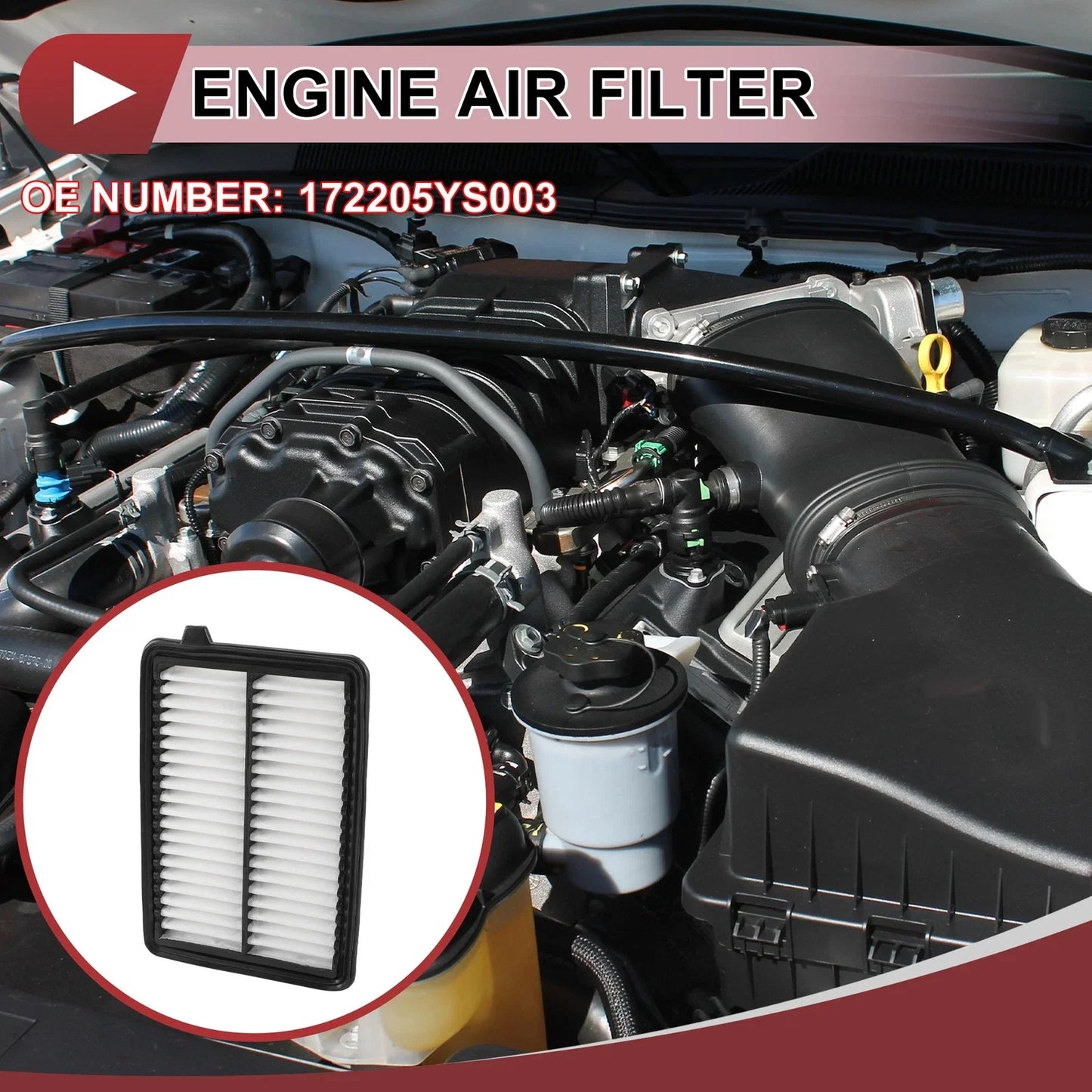 Car Engine Air Filter for Honda N-BOX (2011-2023) - Long Life, 1 Pc