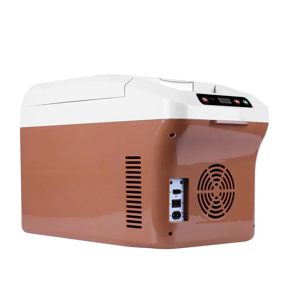 15L Portable Car Refrigerator Mini Fridge Food Cooler Keep Warm