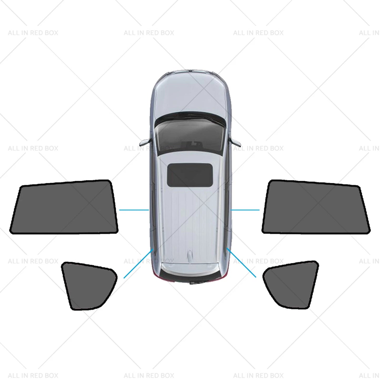 Car Window Sun Shades UV Guard for Toyota RAV4 (2005-2012)