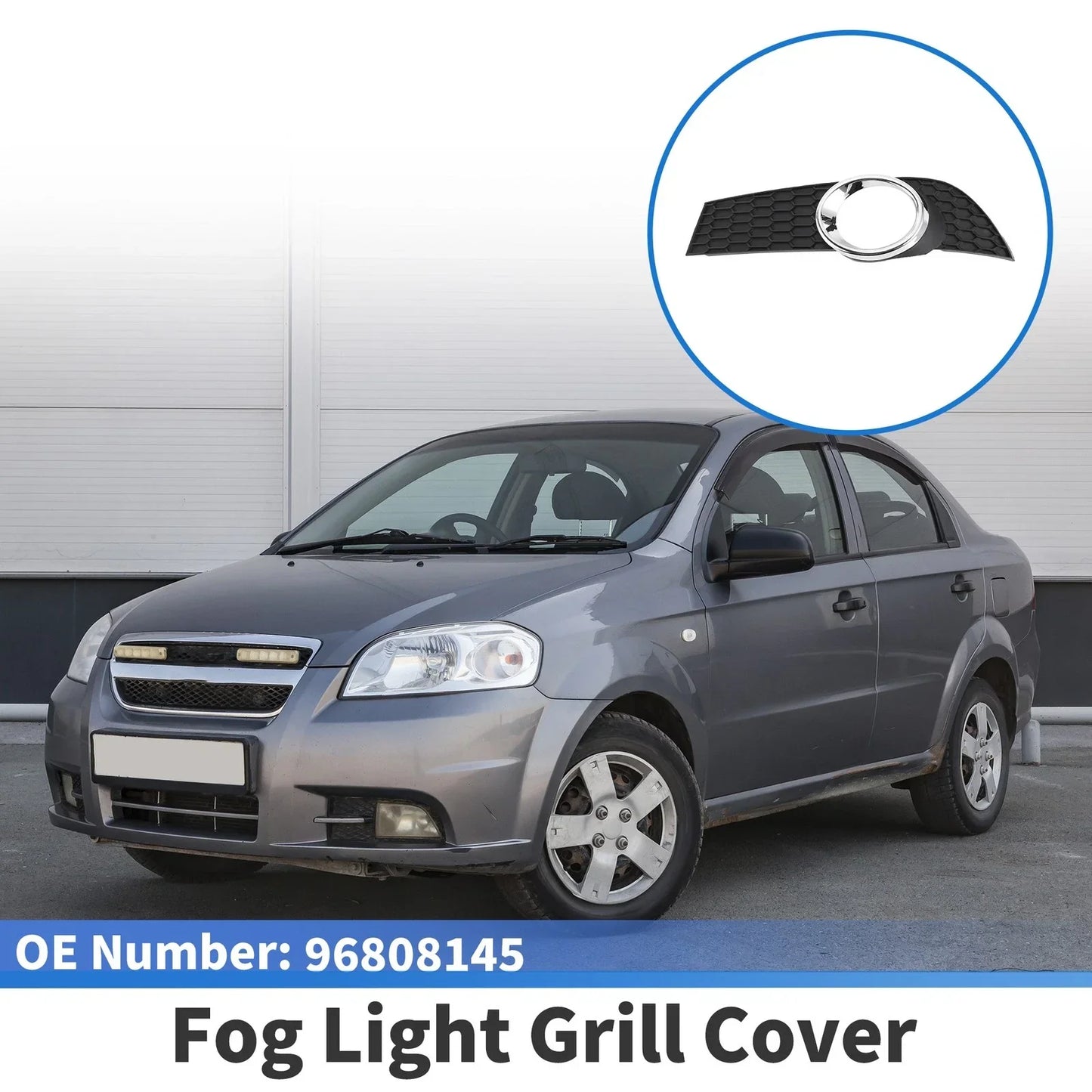 Front Left Fog Light Grill for Chevrolet Aveo (2009-2011)
