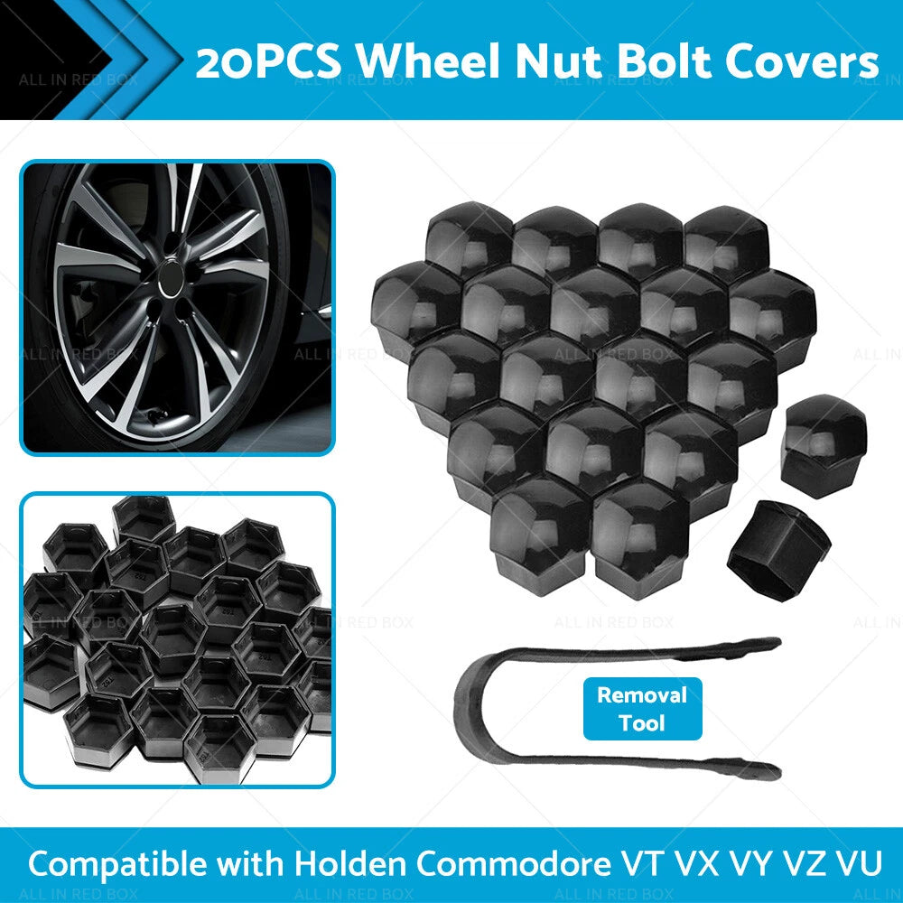 20 x 19mm Wheel Nut Lug Bolt Covers for Holden Commodore VB VZ
