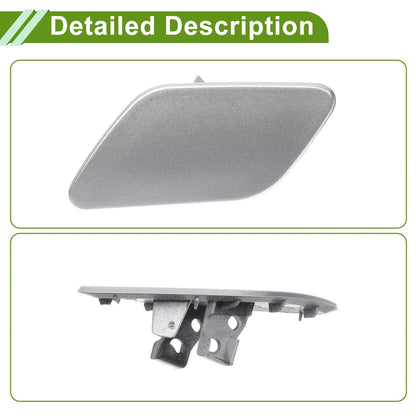 Washer Nozzle Cover for Porsche Cayenne 92A (2011-2018) - Silver Tone