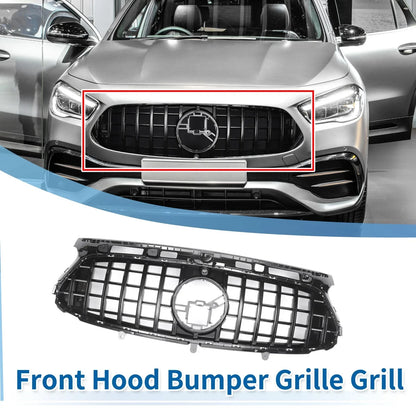 Front Bumper Grille for Mercedes-Benz GLA-Class AMG Body Styling Black