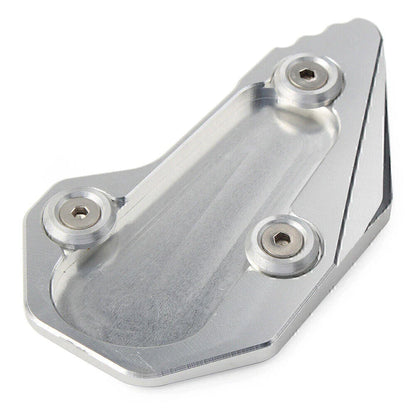 Silver Kickstand Side Stand Pad for BMW R1200R R1200RS LC (2015-2016)