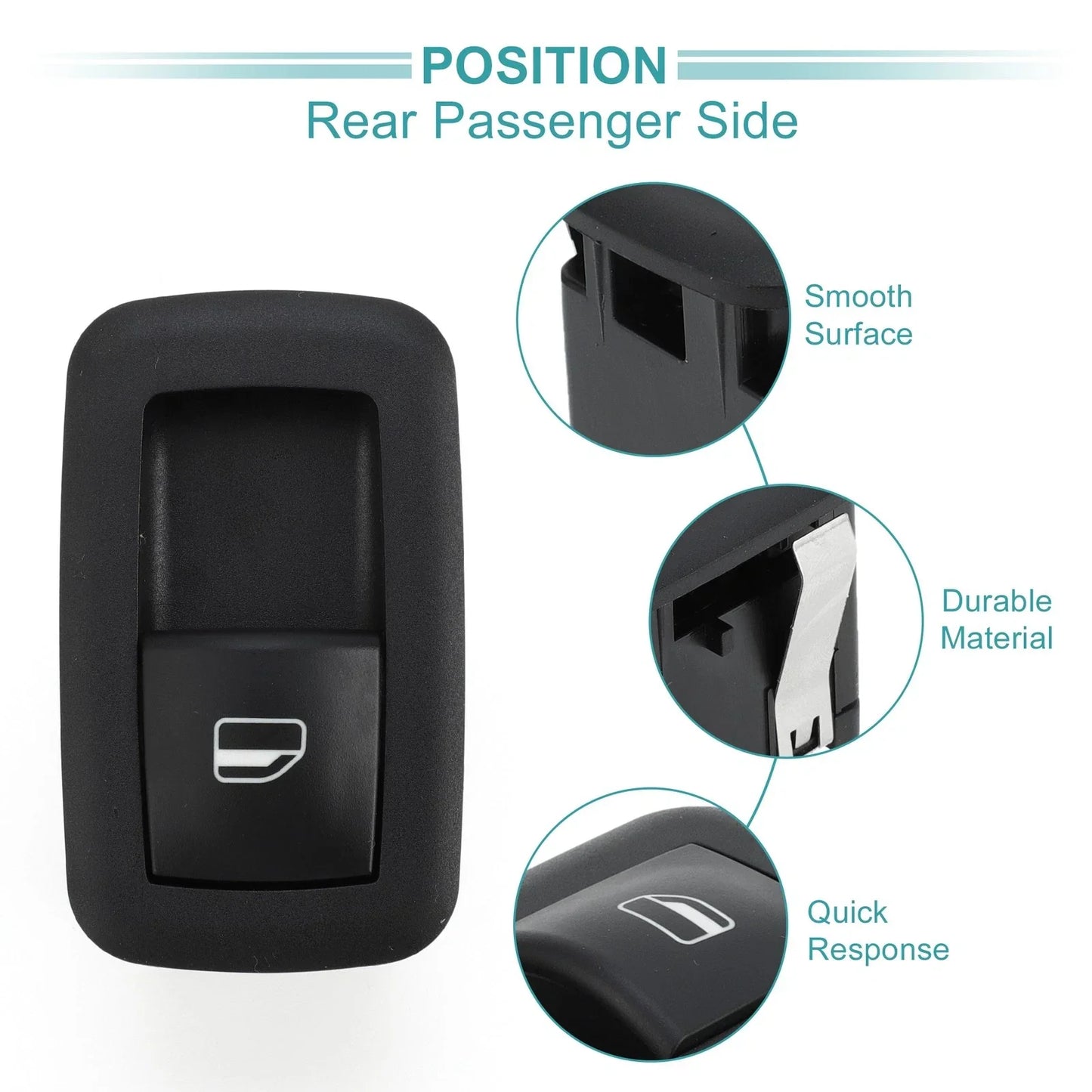 Rear Power Window Switch for Chrysler Town & Country, Dodge (2008-2016)