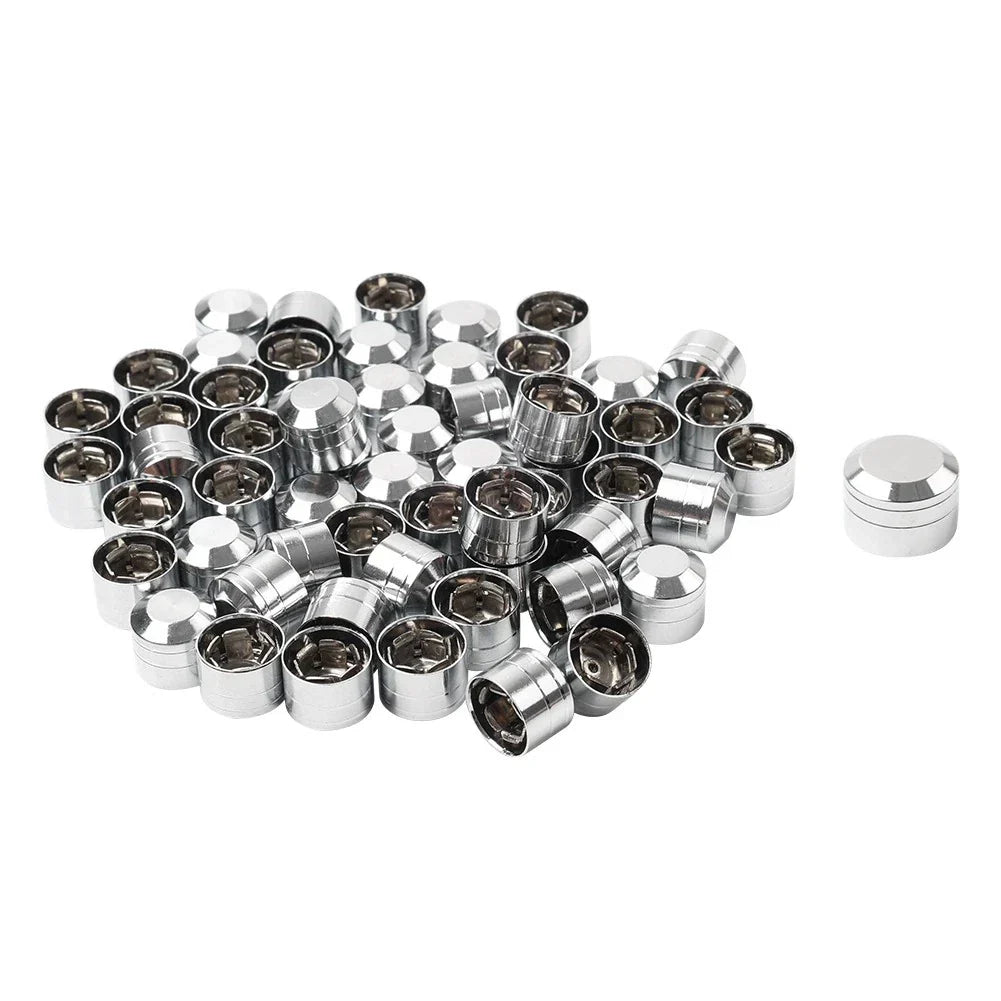 60 x Engine Bolt Caps Cover for Harley Twin Cam Electra Road Glide King Chrome
