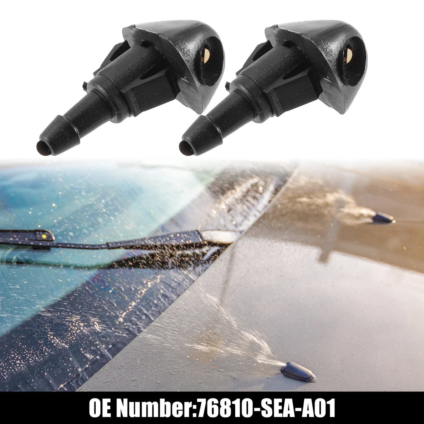 Windshield Washer Nozzle for Honda Fit Base Sport (2007-2008)