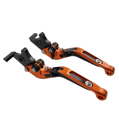 CNC Orange Extendable Brake Clutch Levers for BMW R1200GS R1250GS (2013-2020)