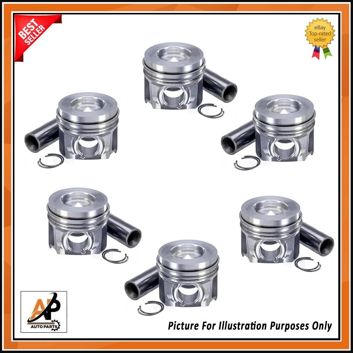 Engine Piston Ring Set for Audi A6 A7 3.0 TDI (2013–2018)