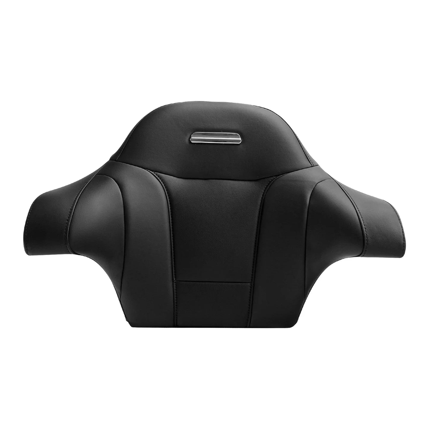 Black Rear Passenger Backrest Pad for Harley Touring Ultra Limited (2014-2024)