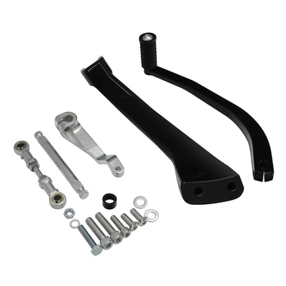 Black Mid Controls Shift Side Kit for Harley Fat Bob Sport Glide (2018-2025)