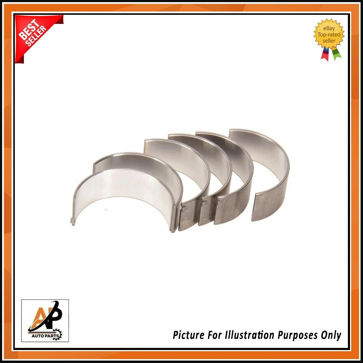 Big End Conrod Bearings Standard for Vauxhall Corsa A 1.2 (12NV) (1970–1982)