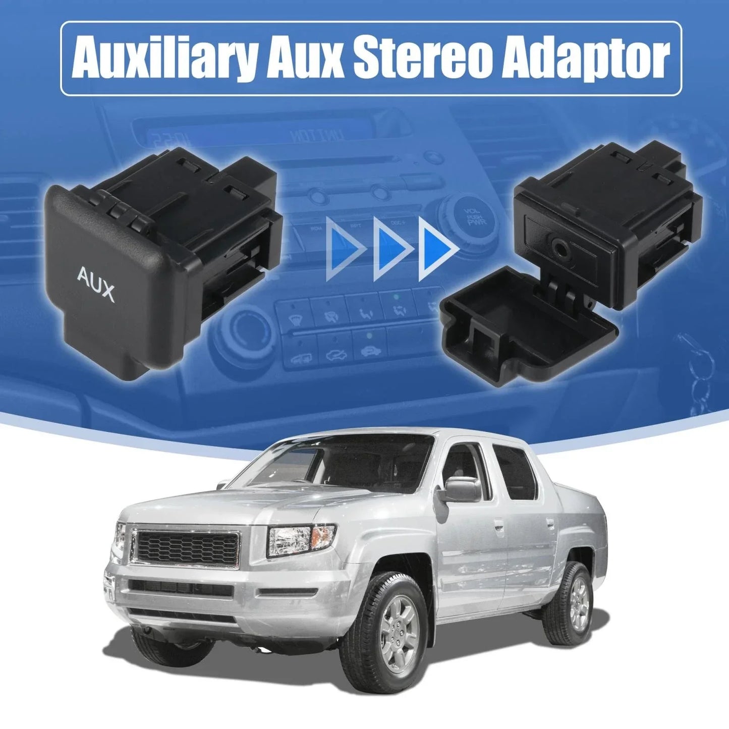 Auxiliary Input Jack Assembly for Honda Ridgeline 3.5L (2006-2014)