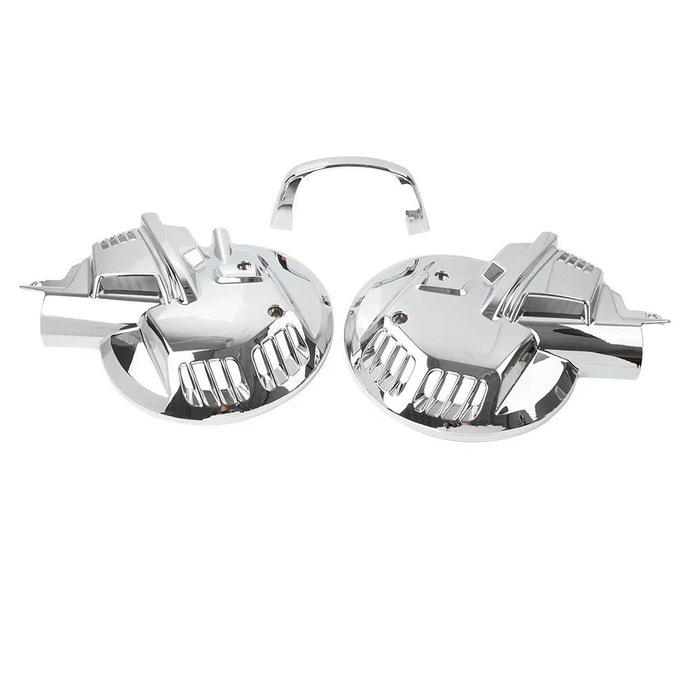 Front Brake Rotor Disc Covers for Honda Goldwing GL1500 88-00 Chrome