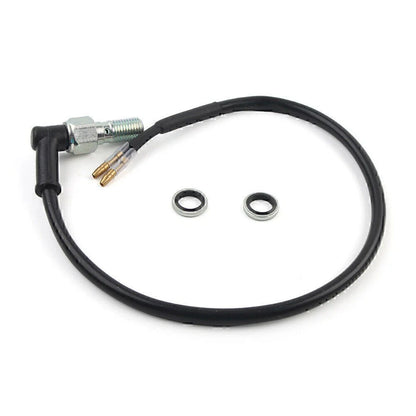 Black Hydraulic Brake Light Switch Bolt M10 for Motorcycle ATV