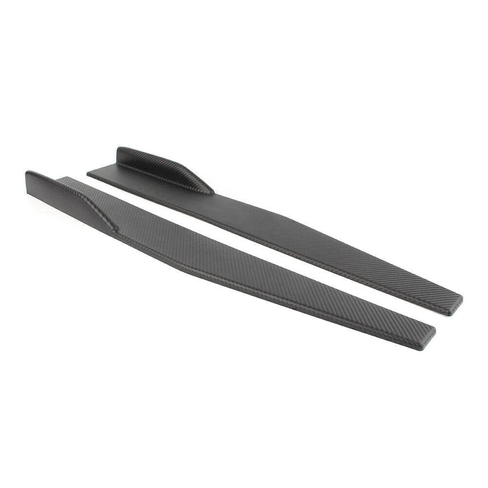 74.5cm Carbon Fiber Side Skirt Rocker Diffuser Spoiler for UK Cars