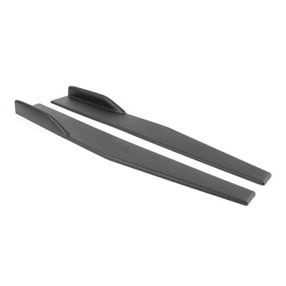 74.5cm Carbon Fiber Side Skirt Rocker Diffuser Spoiler for UK Cars