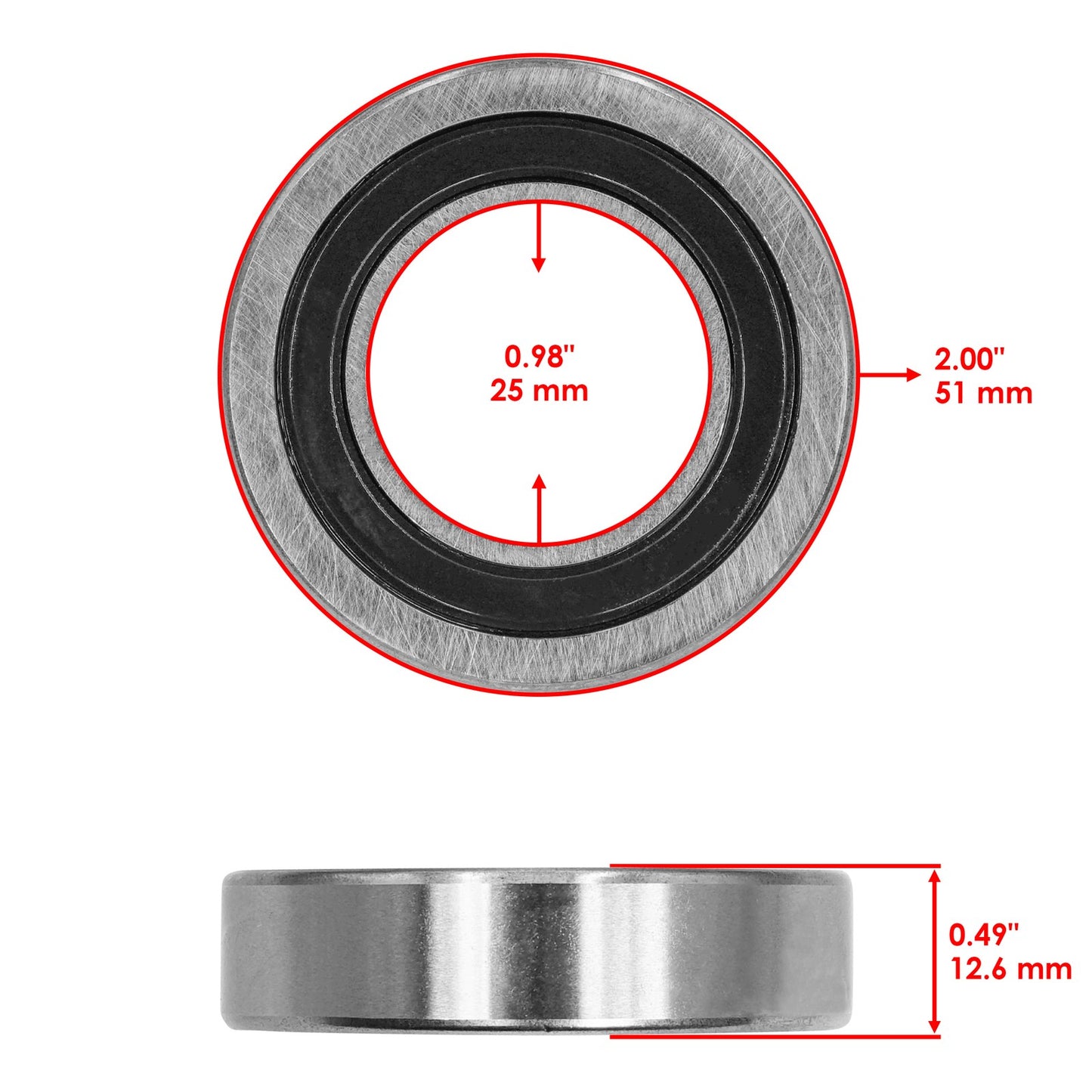 Caster Wheel Fork Bearing Front Replacement for Toro TimeCutter (2005–2018)