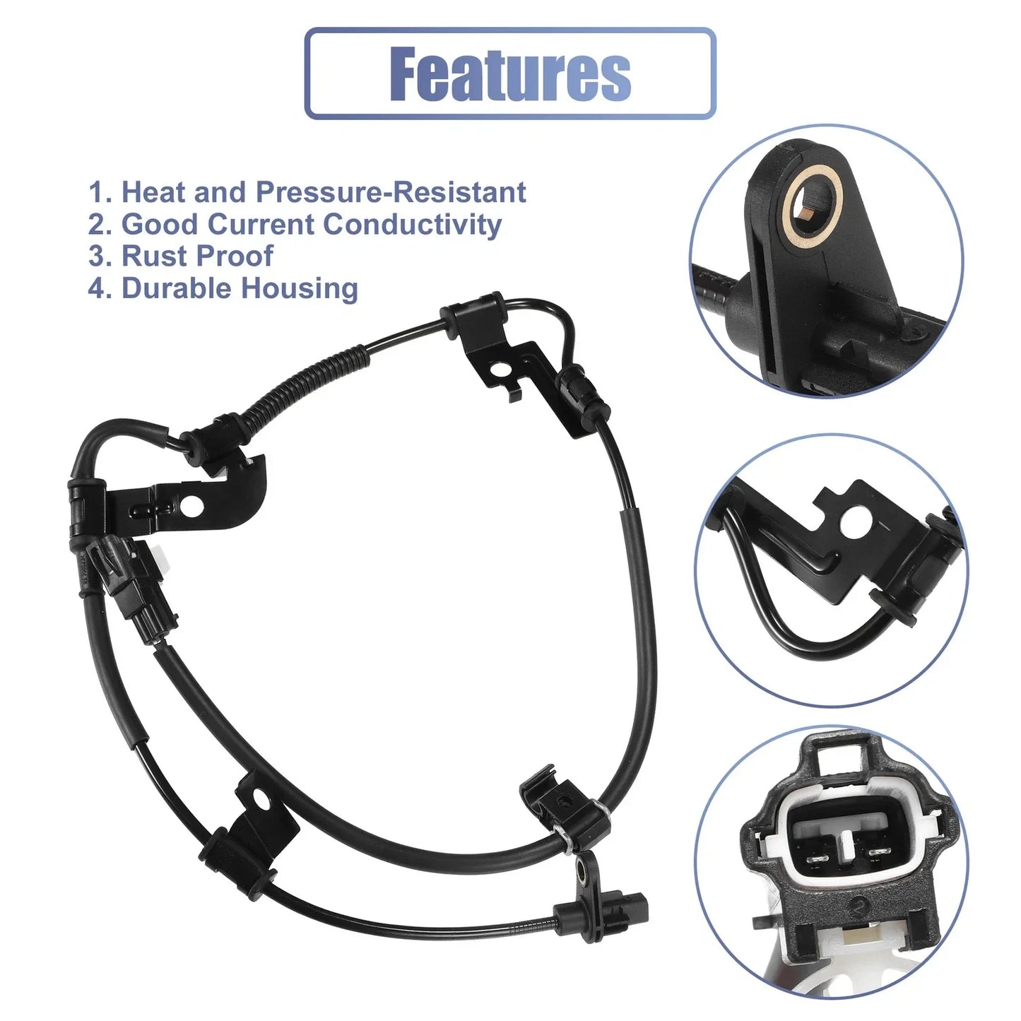 Front Left ABS Wheel Speed Sensor for Hyundai Sonata (2011-2014)