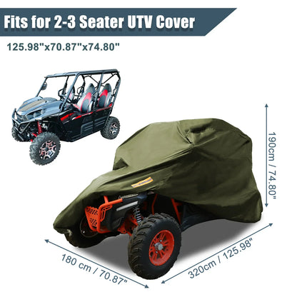 Waterproof UTV Cover for Kawasaki & Can-Am 4-6 Seater ( Specified)