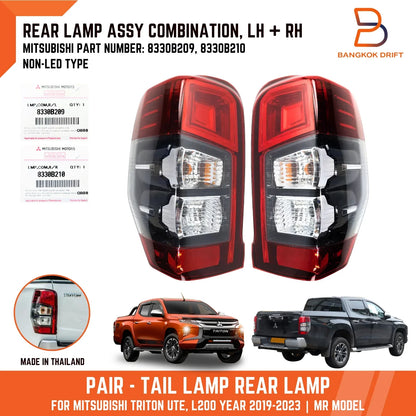 LH RH Tail Lamp Rear Light for Mitsubishi Triton L200 MR (2019-2023)