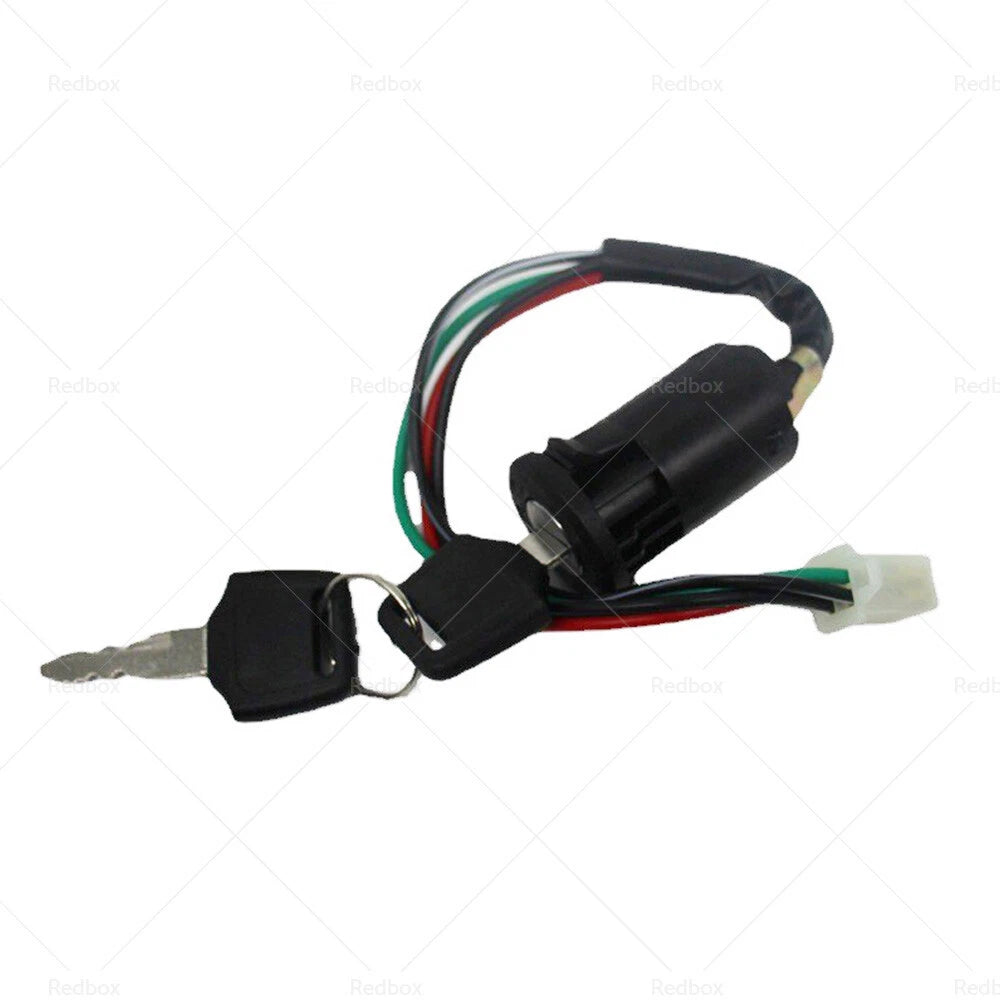 4 Wire Ignition Key Barrel Switch for ATV Quad 50cc 110cc 125cc 150cc