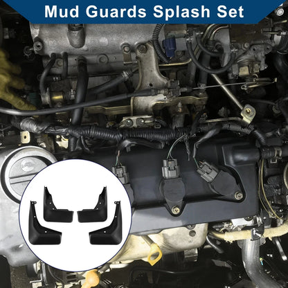 Mud Flaps Splash Guards Set for Mercedes-Benz GLA260 (2015-2019)